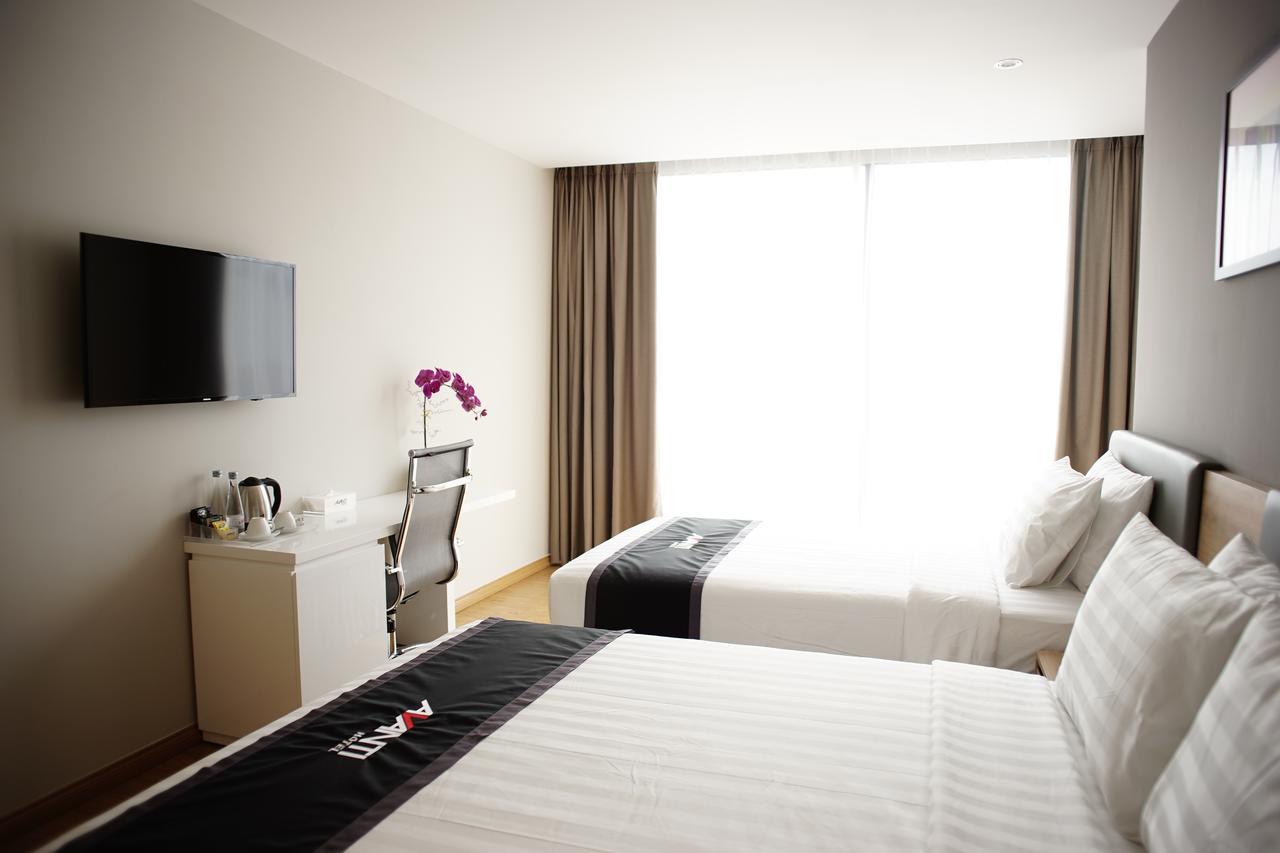 Deluxe Zweibettzimmer mit Stadtblick